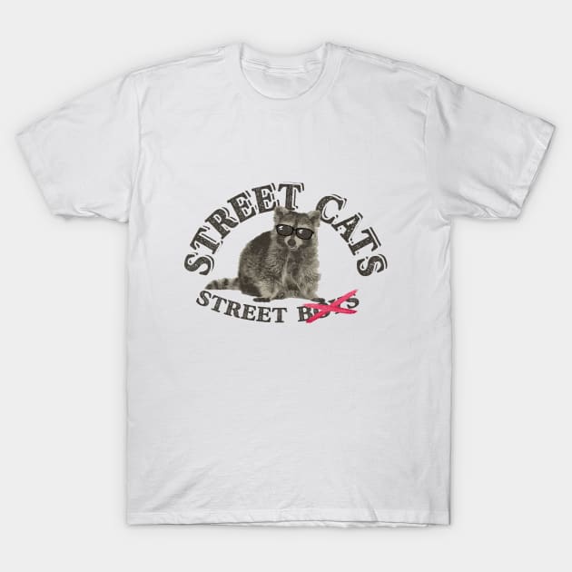 Street Cat Vintage T-Shirt by Watercoloristic